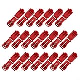 20 Stück Rote Klemme für Mähroboter - T-Tap Drahtverbinder für Begrenzungskabel & Ladestationen, 22-18 AWG, flammhemmend