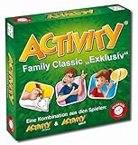 Piatnik 606076 Activity - Family Classic Exklusiv - Der Spieleklassiker als Kombination aus Activity Junior und Activity Original - Pantomime, Zeichnen, Erklären, Partyspiel