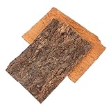 Housoutil Korkrinden Hintergrund, 2 Stück Korkplatte Terrarium Rückwand, Reptilien Terrarium Kork Für errarium Eidechsen Schlangen Spinnen Einsiedlerkrebse Vogelspinnen Geckos Bartagamen