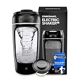 STARKSHAKE® V3 – ausgezeichnet als bester elektrischer Shaker vom F.A.Z.-Verlag (2025) | Elektrischer Protein Shaker für cremige Eiweiß Shakes | 7000 UPM | USB-C |60+ Shakes | inkl. STARKPOD | SCHWARZ