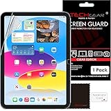 TECHGEAR Displayschutzfolien für iPad (A16) 11. und 10. Generation, TRANSPARENTE Displayschutzfolien kompatibel mit Apple iPad 11 2025 und iPad 10,9 zoll 2022