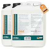 INOX® Flächendesinfektionsmittel 2 x 5L – Alkoholische Flächendesinfektion für alle glatten Oberflächen – Hochwirksames Desinfektionsmittel für Flächen