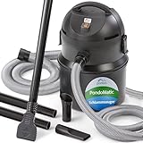Pontec Pondomatic Teichschlammsauger (1400 W) Teichsauger Schlammsauger Teich für einen Sauberen Teichboden, 30 L Auffangvolumen, Inklusive 3 Düsen und 4 M Kabel, 2 Jahre Garantie, Deutsche Technik