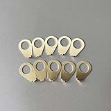 Set mit 10 Knauf-Positionsanzeiger-Unterlegscheiben für E-Gitarren, passend für die meisten metrischen Töpfe mit 9 5 mm Durchmesser (Gold)