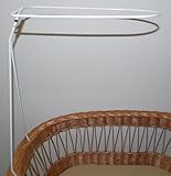 Amigos Himmelstange – Universalhalterung für Stubenwagen, Babybett, Moseskorb oder Bollerwagen – Ideal für Baldachin & Himmel