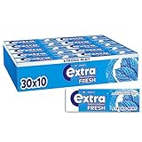 Extra Professional Fresh Strong Mint, Zuckerfreier Kaugummi, Multipack mit 30x10 Dragees, Für frischen Atem