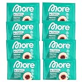 More Protein Grießpudding , 8er Pack, 8 x 60 g, 35 g Eiweiß pro Portion, schnelle Zubereitung ohne Kochen, cremig leckerer Grießpudding mit weniger Zucker und Fett, perfekt zum Verfeinern