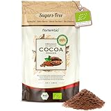 Nortembio Entölter Bio-Kakao in Pulverform 130 g. 100% Naturprodukt. Gourmet-Qualität. Kakao aus Ghana, glutenfrei und ohne Zuckerzusatz, vegan und laktosefrei. Luftdichte Verpackung