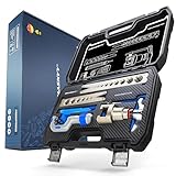 HASKYY Bördelwerkzeug I 5-19MM I 1/8'-3/4' I Bördelgerät Taumelbördelgerät Klimaanlage R407c R410a mit Rohrabschneider