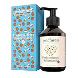 GoNaturals Fraktioniertes Kokosöl - 250ml - 100% Reines natürliches Kokosnussöl - Coconut Oil for hair, Kokosöl flüssig, Kokosöl Haare, Kokosöl Haut & Nägel - Schnelleinziehend und Nicht-Fettend