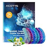 Acotye Augenpads 48pcs gegen Augenringe and Geschwollene Augen, Eye Pads Augen Pads für dunkle Kreise mit Centella, Kamille und Teebaum, tiefgehend feuchtigkeitsspendend und reparierend (M, Aloe Vera)