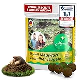 Momii Maulwurf Vertreiber-Kugeln mit Sofort- und Langzeitwirkung effektives Mittel gegen Maulwürfe 1 (1er Pack..)
