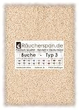 Räucherspäne Räuchermehl Buche 1kg Typ 3 mittelfein 0,3-1mm Buchenspäne für Sparbrand geeignet