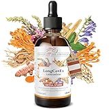 LongCovEx Tinktur 100 ml – Pflanzliche Unterstützung bei Erschöpfung – 1:1 Extrakt mit Baikal-Helmkraut, Tragant, Cordyceps, Ginseng, Kurkuma, Süßholz – Vitalität, Immunsystem & Balance