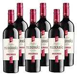 Freixenet Mederaño Tinto Lieblich (6 x 0,75 l) - Lieblicher Rotwein aus Spanien, fruchtig, vollmundig und samtig im Geschmack, perfekt zu Gegrilltem oder Käse