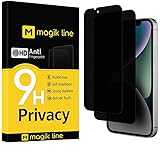 GENERICO 3 Stück Blickschutzfolie für iPhone 6S Plus, blasenfrei, Härtegrad 9H+, nicht geeignet für Handys mit gebogenen Kanten, sehr robust