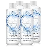 Wark24 Wasserbett Konditionierer Conditioner 250ml - Extra starker Schutz - 20% Wirkstoffgehalt - Biologisch abbaubar - bekämpft wirksam Bakterien, Pilze, Hefen sowie Algen (4er Pack)