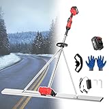 Power Estrich Betonbearbeitungsgerät Rüttelset Rüttelset, wiederaufladbares Rüttellineal, kabelloser Rütteltisch, 150 cm Lange Klinge, dreieckiges Design mit Fester Struktur, für Betonböden/