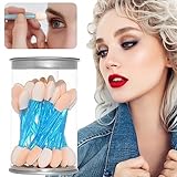 Beauty Tools 25PC Barrel Make-Up Doppelseitige Lidschatten Pinsel Schwamm Applikator Werkzeug Microdermabrasion Gerät... (Blue, One Size)