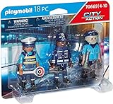 PLAYMOBIL City Action 70669 Figurenset Polizei, Für Kinder von 4-10 Jahre