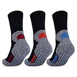 3 Paar Sportsocken Herren Damen Laufsocken Funktionssocken Wandersocken Stoßabfedernd 16101 WP (Farbmix 43-46)