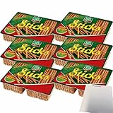 funny-frisch Sticks Salzstangen 6er Pack (6x200g Packung) + usy Block