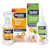 HEDRIN Once Natural + HEDRIN Protect & Go Spray – Schnelle Hilfe gegen Läuse – Vorteilspack: wirksame Prävention und Akuthilfe mit natürlichen Inhaltsstoffe