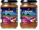 Rajah Tikka Currypaste – Scharfe Gewürzpaste angelehnt an das beliebte englische Tikka-Curry – Ideal zum Würzen von Fleisch, Fisch oder Gemüse – 1 x 300 g (Packung mit 2)