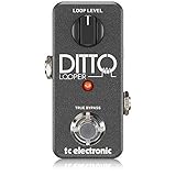 TC Electronic DITTO LOOPER Intuitives Looper-Pedal mit 5 Minuten Looping-Zeit, Analog-Dry-Through und True Bypass