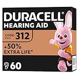 Duracell Hörgerätebatterien Größe 312, 60er Pack [Amazon exclusive]