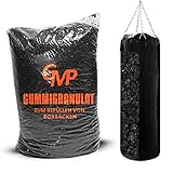 GMP 40 Kg Boxsackfüllung Gummigranulat Füllmaterial für Boxsack Boxbirne Wandschlagkissen Makiwara Maisbirne Boxbirne Schlagbirne Trittsack