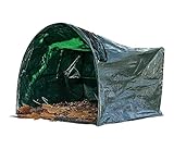 Dehner Gartensack Pop-Up Kehrkante, ca. 59 x 56 x 59 cm, Volumen 150 l, Polyethylen, grün