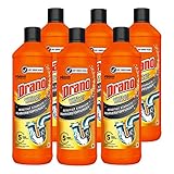 Mr Muscle Drano Power-Gel Rohrreiniger (6 x 1000 ml)