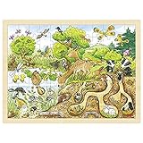 Goki 57582 - Einlegepuzzle - Erlebnis Natur