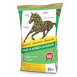 JOSERA Kraut & Rüben Energie (1 x 15 kg) | Energiemix der Extraklasse - effizienter Muskelaufbau dank hochwertiger Pflanzenproteine | getreidefrei | stärkereduziert | Premium Pferdefutter | 1er Pack