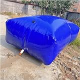 AviiSo Wasserkanister Wasserspeicherblase mit großer Kapazität, Tragbarer Notfall-Wassertank-Wasserbeutel für Wohnmobile/Bewässerung/Camping (Color : Blue, Size : 1893L/500Gal/1.6x1.2x0.99 m)