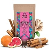 Guayusa Pachamama Heartwarming 0,25 kg |Bio- Ilex Guayusa aus Ecuador 250 g | Stark anregend | Mit Zimt und Ingwer | Cousine des Mate Tees | Wärmend | Alternative für Kaffee und Energydrinks