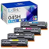 LxTek 045H CRG-045H Toner Kompatible für Canon Toner 045H für Canon MF633cdw Toner für i-SENSYS LBP633cdw MF655cdw MF635cx LBP613cdw MF631cn LBP611cn MF632cdw MF634cdw Drucker USB (4er-Pack)
