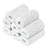 Navaris Gipsbinden 8er Set zum Babybauch bemalen - 8x Gips Abdruck Binden 10 x 300 cm für Schwangerschaftsbauch Verband Gipsabdruck Gipsbinden zum Basteln schnelltrocknend.