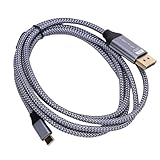 Diyeeni USB -C -zu DisplayPort Kabel, Breites Kompatibilitätstyp C an DisplayPort Kabel für Tablet