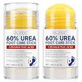 Fußcreme mit 60% Urea für Sehr Trockene, raue und Rissige Haut, Urea Creme 60 prozent für Ellenbogen, Knie, Füßen & Händen, Fußpflege Fusscreme, 2PCS