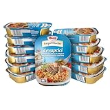 Buss Freizeitmacher Cevapcici mit Reis und Gemüse vom Balkan - Fertiggerichte zum Aufwärmen in Mikrowelle & Topf - Schnell & Einfach Zubereitet - 12 x 300g