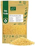 Bio Hirse geschält 1 kg | Goldhirse aus kontrolliert biologischem Anbau von OmVeda | Mild-nussiger Geschmack | Vielseitig für süße & herzhafte Gerichte | Vegan & Glutenfrei | Aromaschutzverpackung