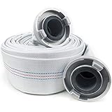 WEISBACH 20m oder 30m, 2' 52mm C-Schlauch mit Storz-Kupplungen, max. 8 bar, Gummi-Kunststoff, Feuerwehrschlauch, Schlauch, 1 Stück