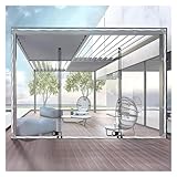 Outdoor Clear Tarp Vorhänge, Transparente Pavillon Seitenteile mit PVC Plane und Reißverschluss, Pergola Veranda Carport wasserdichte Plane Seitenteile