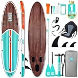 Niphean Stand up Paddle Board for Adults with SUP Zubehör, 320cm Haltbar Inflatable Paddle Boards for Adults aller Fähigkeitsniveaus, Sup Board, Stand up Paddling Board mit Sitz, Paddleboard