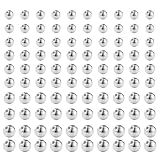 100 Stück Piercing Kugeln 1,2, Zungenpiercing Kugeln Piercing Zange Für Kugeln Augenbrauen Piercing 3/4/5/6mm Kugel Für Piercing Nase Lippe Augenbrauen Bauchnabel Zunge