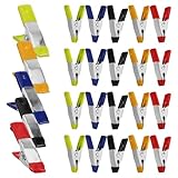 TOYZFRIENDY 25 Kleine Metallfederklemmen mit Kunststoffspitzen Vielseitig für Holzbearbeitung Gartenschlauchreparatur und Heimwerkerprojekte Robustes Satz für Sicheren Halt