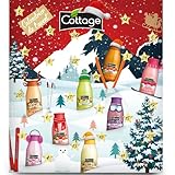 Adventskalender 2023 - Cottage - Duschgel, Duschpeeling, Körpermilch, Shampoo - 17 Düfte zum Entdecken - Made in France