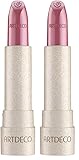 ARTDECO Natural Cream Lipstick - Nachhatiger, glänzender Lippenstift, für empfindliche Lippen geeignet - 1 x 4 g (Packung mit 2)